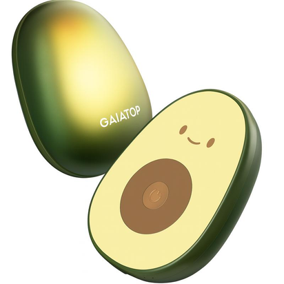 Tiktok Shop Black Friday | GAIATOP Limited-Edition Avocado Hand Warmers 2-Pack Adorable & Unique Design, 13H Long-Lasting Warmth,3 Heat Settings Rechargeable, Long-Lasting Warmth. Christmas Gift Best Stocking Stuffer.